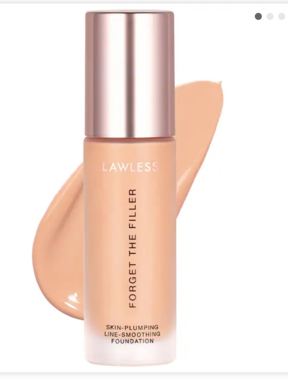 Lawless forget the filler skin plumping line smoothing foundation 8L